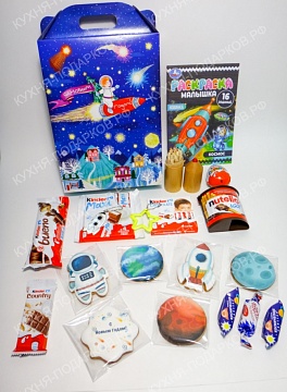 Изображения Детский подарок космос в коробке 15